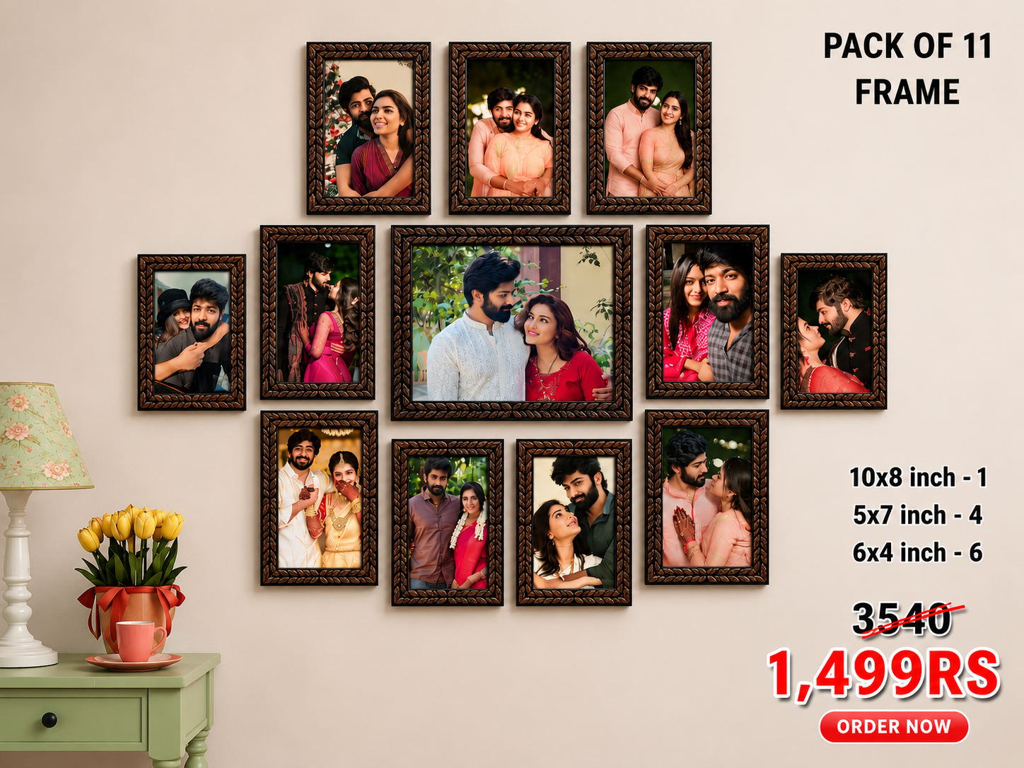 Best Gift for Couples & Families β 11 Frame Combo Offer