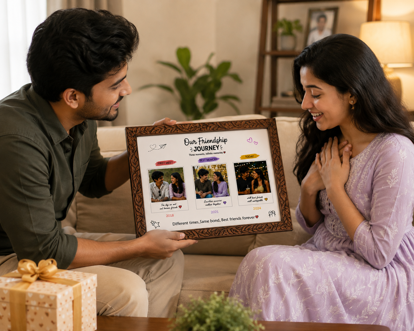 From Strangers to Soul Friends Frame