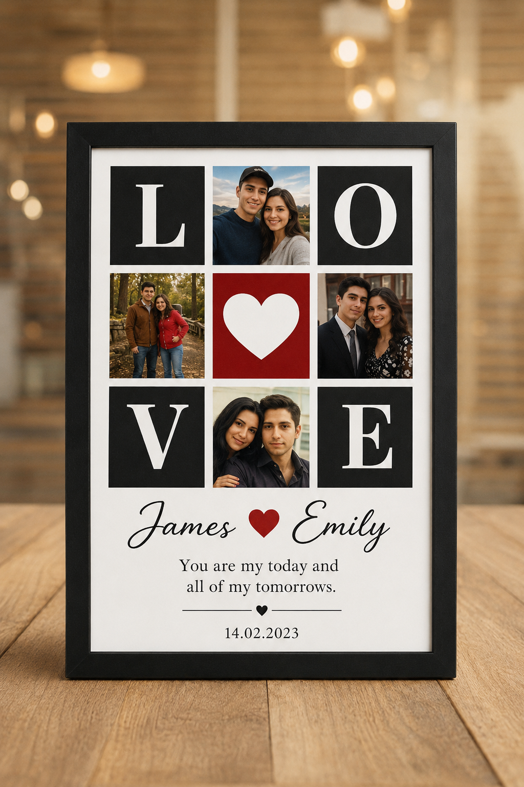 Personalized Love Collage Frame